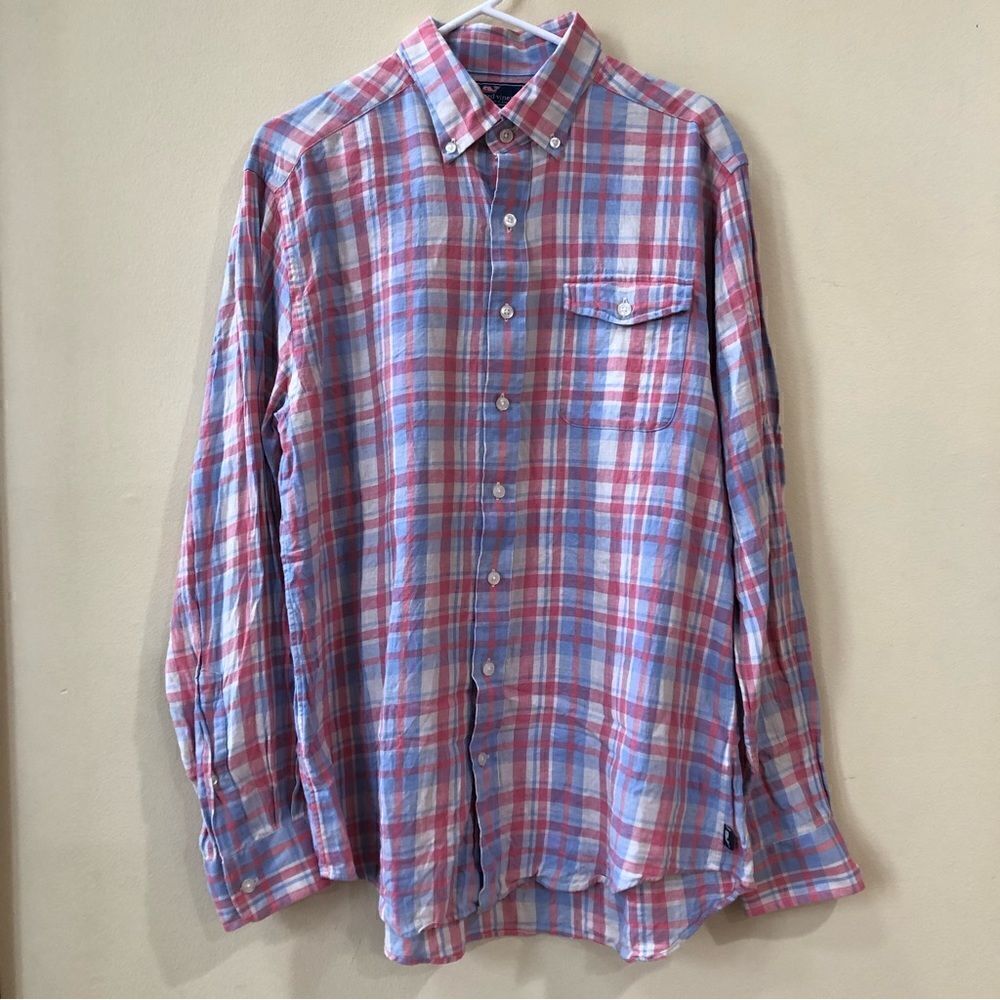 Vineyard Vines Slim Fit Crosby Shirt Size L
